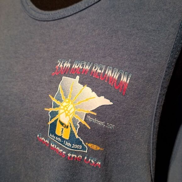 IBEW UNION TANK TOP SIZE 3XL BUT FITS LIKE 2XL. B9 - Picture 5 of 5